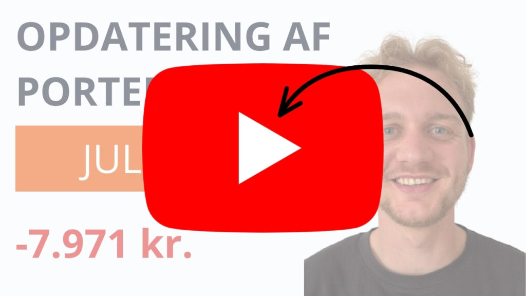 Opdatering af porteføljen juli 2026, -7.971 kr.